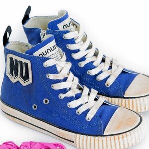 Size 5 Nununu High Top Sneakers - Blue
